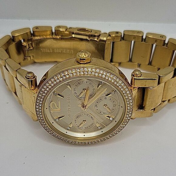 Michael Kors Parker MK6351 Women Stainless Steel Analog Dial Quartz Watch AM532 - Picture 8 of 11